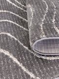 The Rug Edit Axel Wave rug in charcoal, UK version