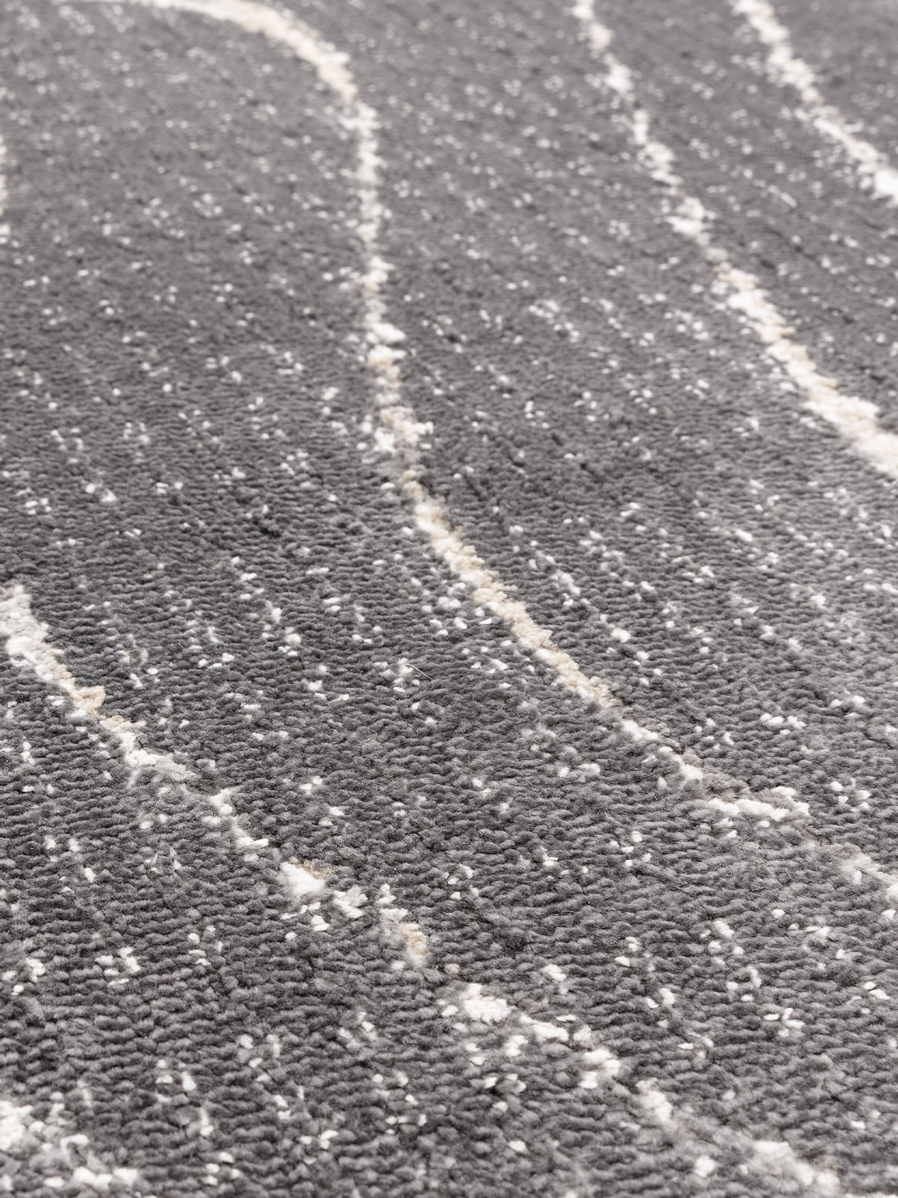 The Rug Edit Axel Wave rug in charcoal, UK version