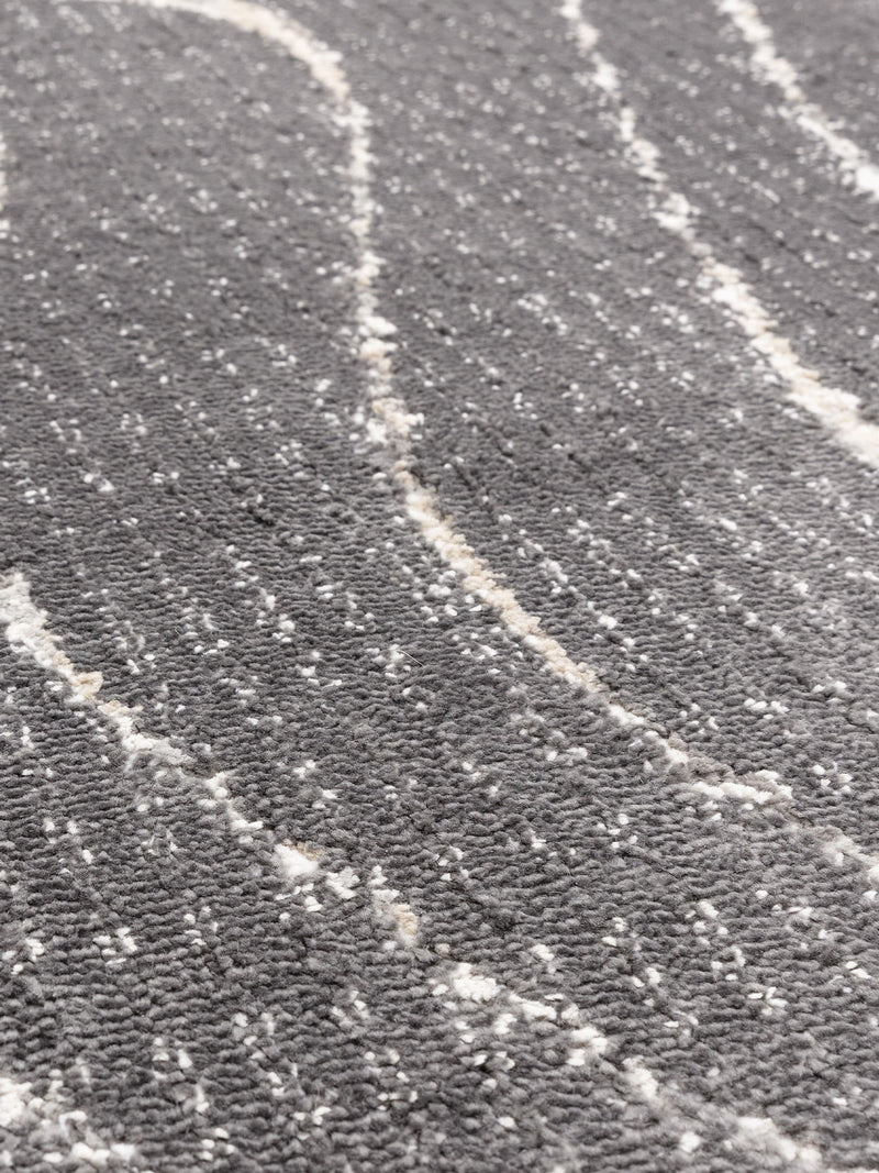 The Rug Edit Axel Wave rug in charcoal, UK version
