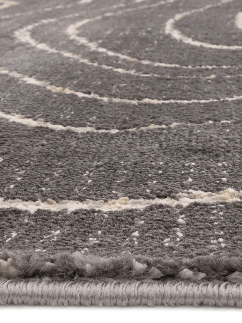 The Rug Edit Axel Wave rug in charcoal, UK version
