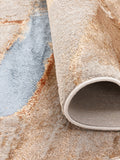 Rug Edit metallic Miro shapes rug, imported from the UK