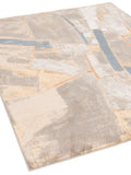 Rug Edit metallic Miro shapes rug, imported from the UK