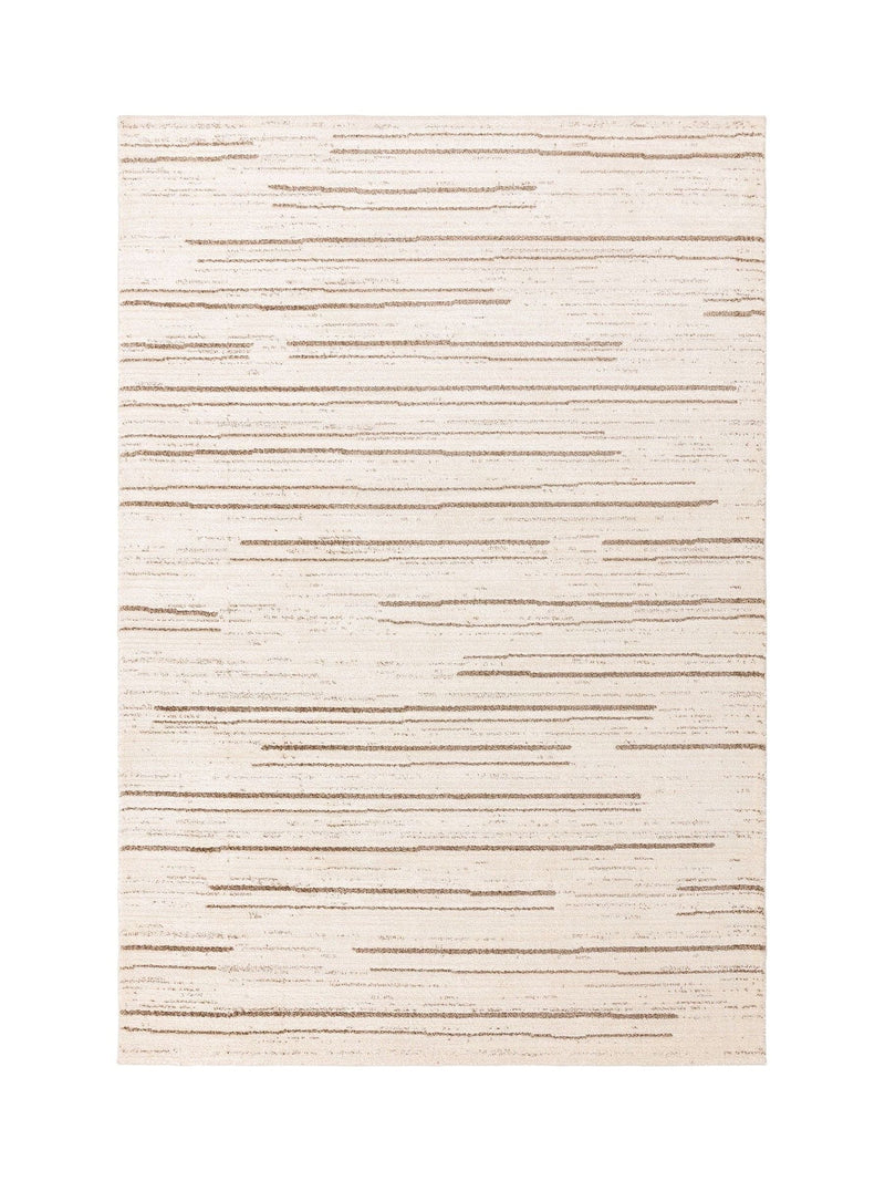 The Rug Edit cream Oslo broken stripes rug - British product