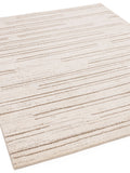 The Rug Edit cream Oslo broken stripes rug - British product