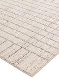 The Rug Edit Oslo Angles cream grey rug - British product
