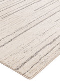The Rug Edit Cream Grey Oslo Broken Stripes rug, UK version