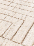 The Rug Edit cream Oslo Angles rug (British brand)