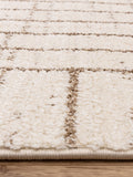 The Rug Edit cream Oslo Angles rug (British brand)