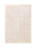 The Rug Edit cream Oslo Angles rug (British brand)