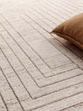The Rug Edit cream Oslo Angles rug (British brand)