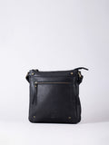 Lakeland Leather Black Harstone Cross Body Bag