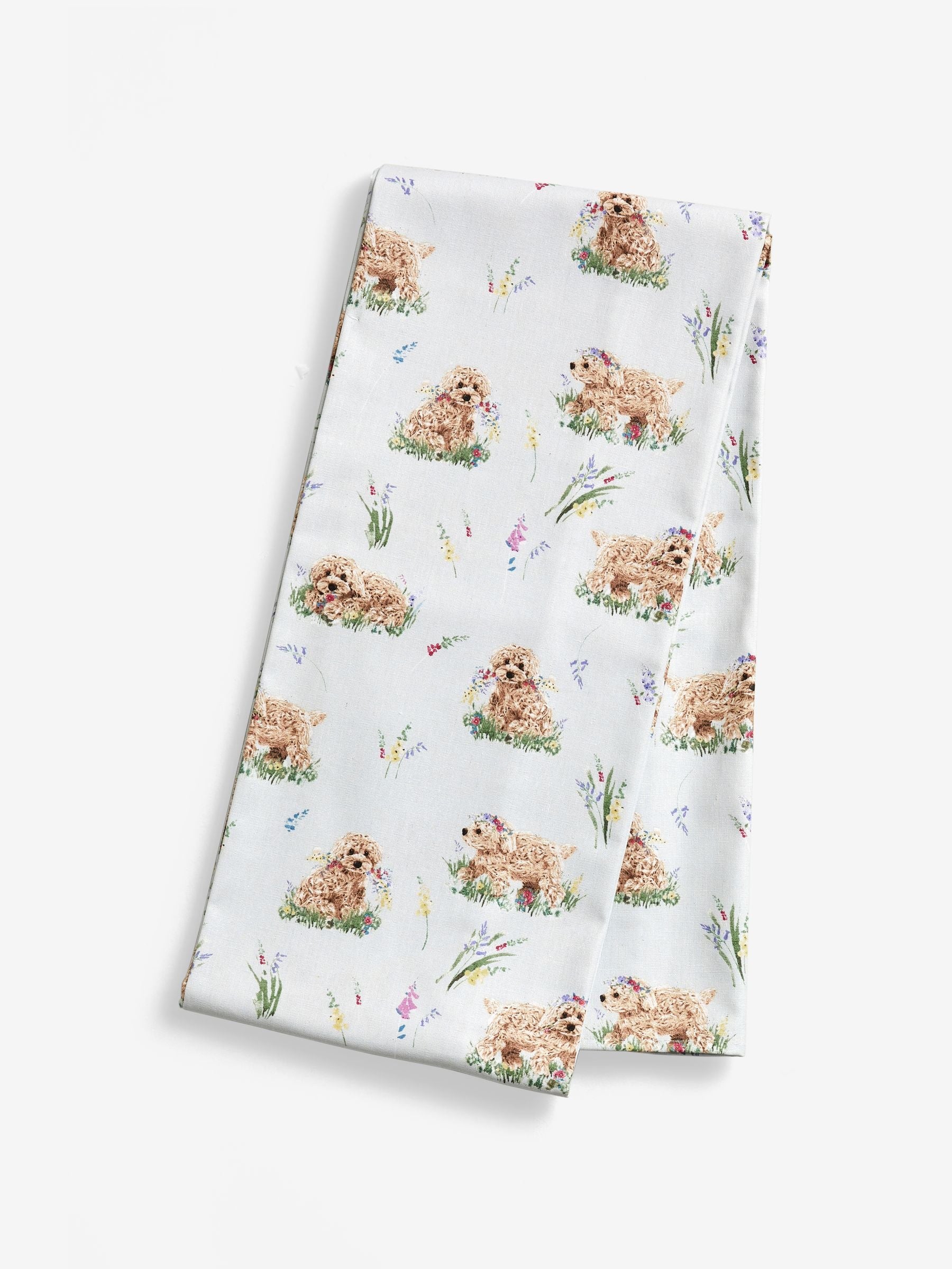 Sage Green Charlie The Cockapoo Wipe Clean Table Cloth