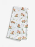 Sage Green Charlie The Cockapoo Wipe Clean Table Cloth