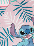 Disney pink Lilo & Stitch floral blanket 130x150 cm, UK version