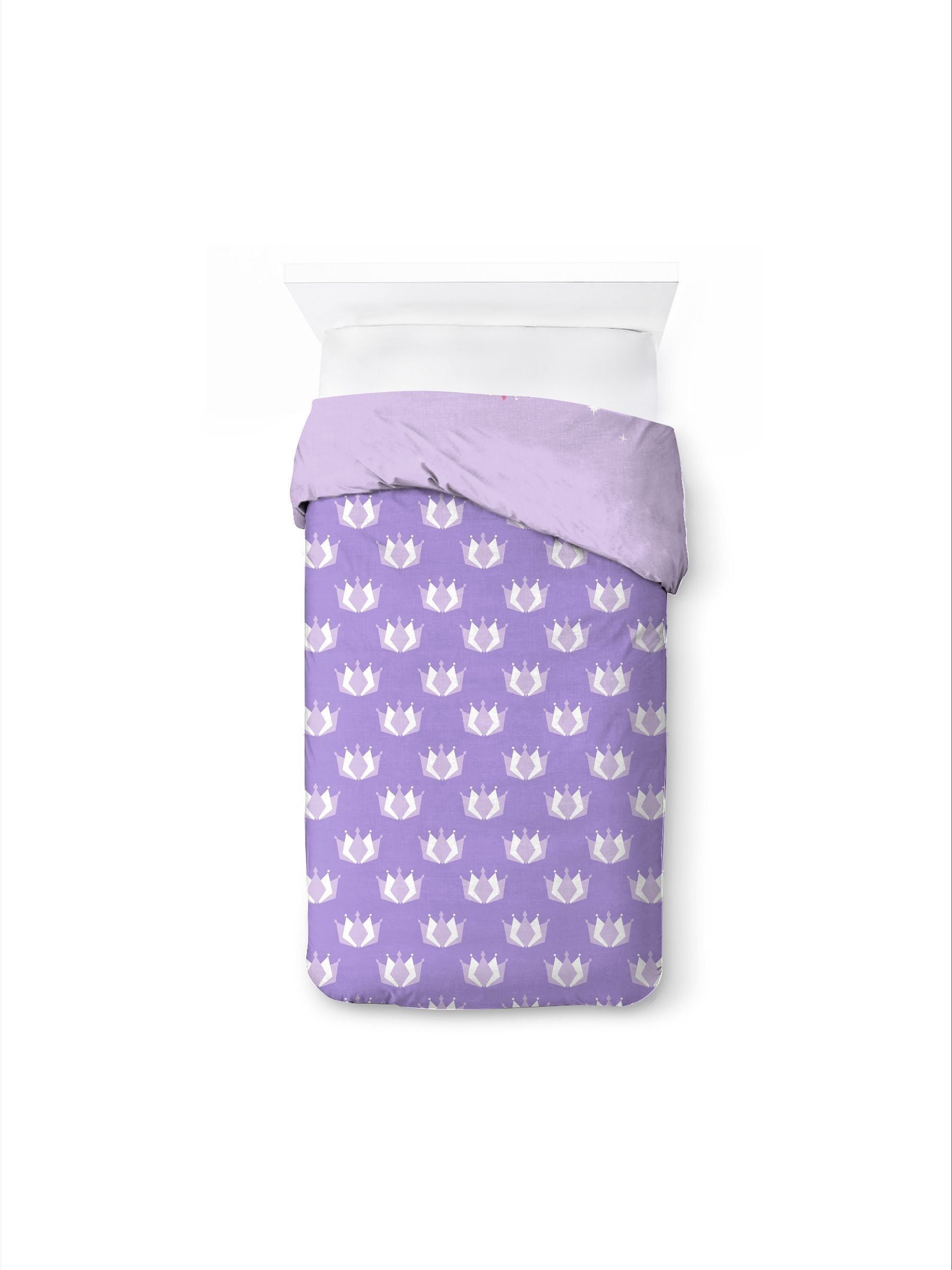 Disney Princess Purple Heart of Gold Duvet Cover Single - British product