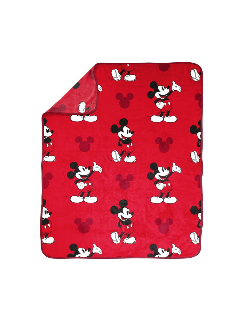 Disney Mickey Mouse fluffy blanket 130x150cm, UK version
