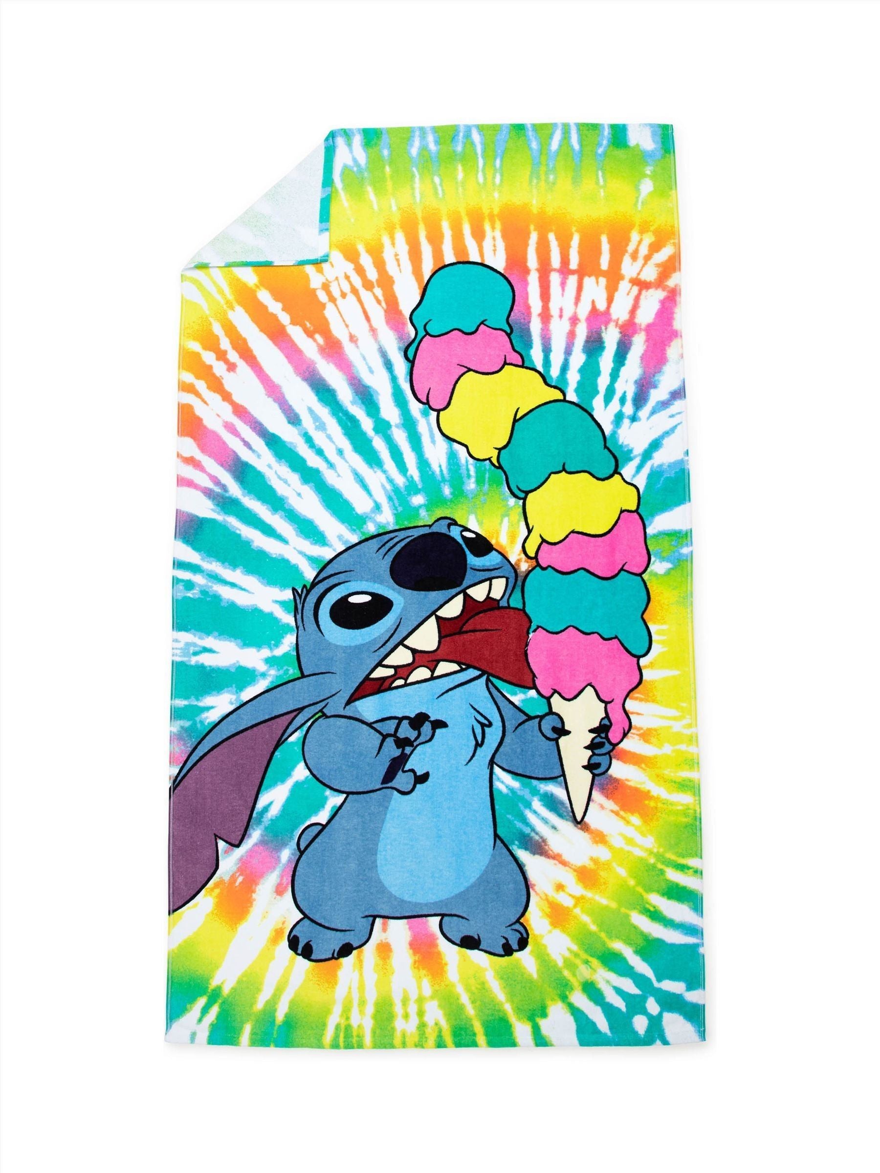 Disney Lilo & Stitch cotton blend beach towel, imported from the UK