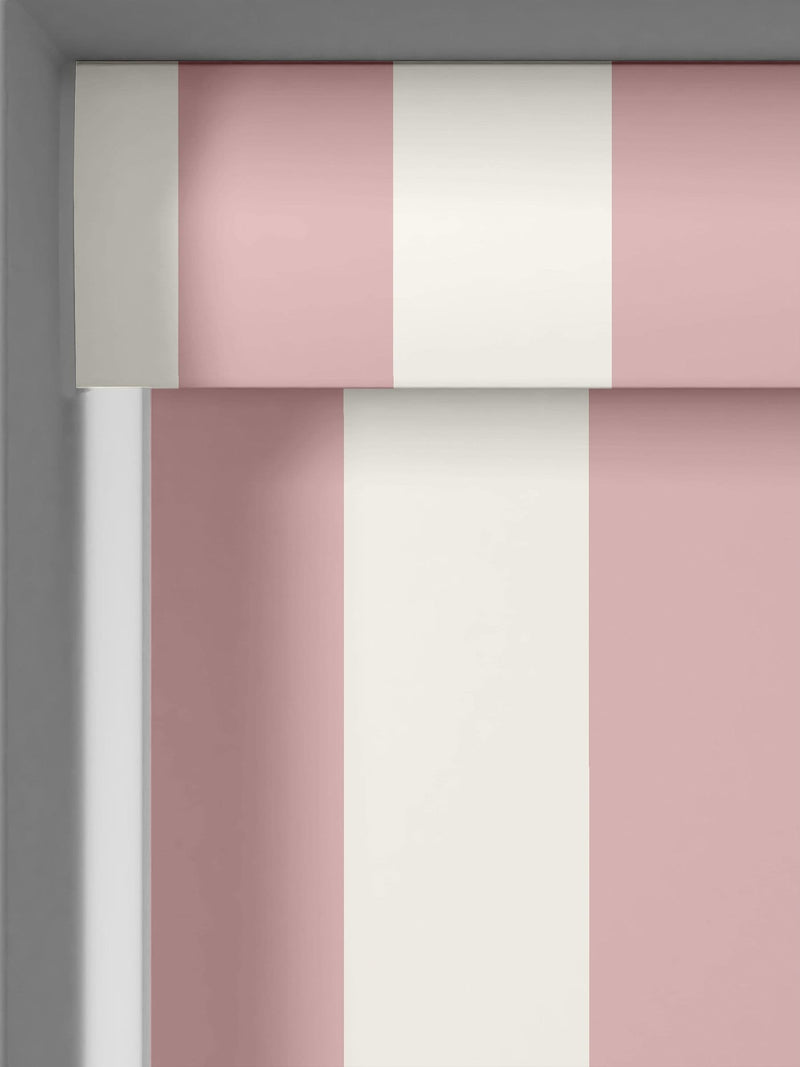 Cath Kidston pink canopy stripe roller blind (made to measure), UK version