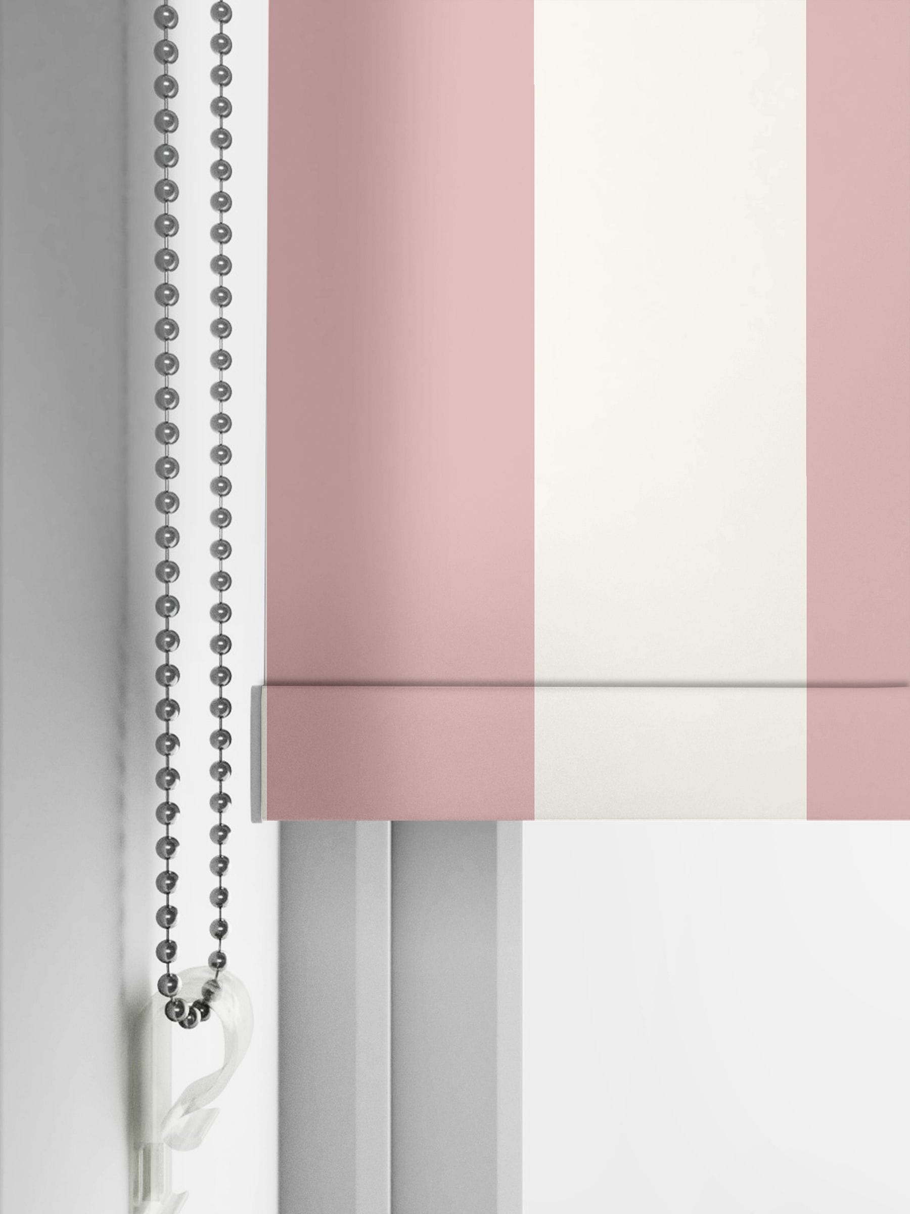 Cath Kidston pink canopy stripe roller blind (made to measure), UK version