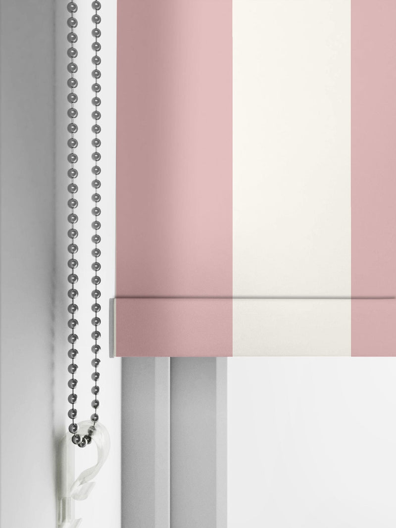 Cath Kidston pink canopy stripe roller blind (made to measure), UK version