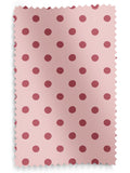 Cath Kidston pink button spot made to measure roller blind, UK version