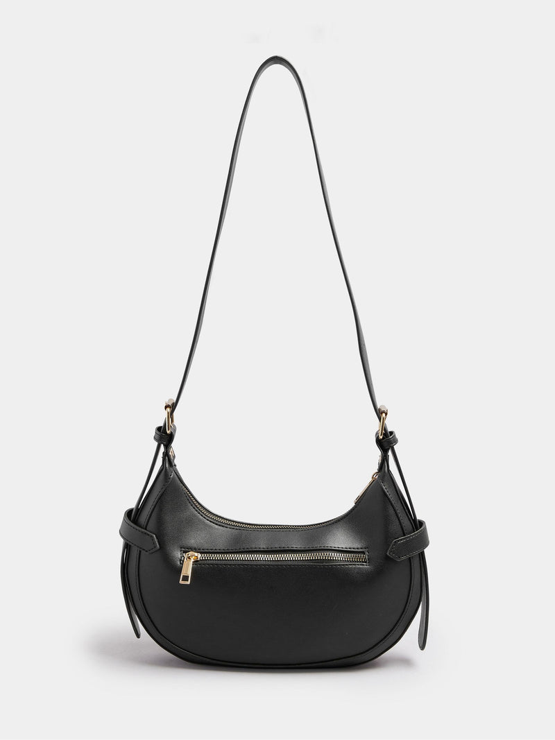 Yours black buckle shoulder bag - British product
