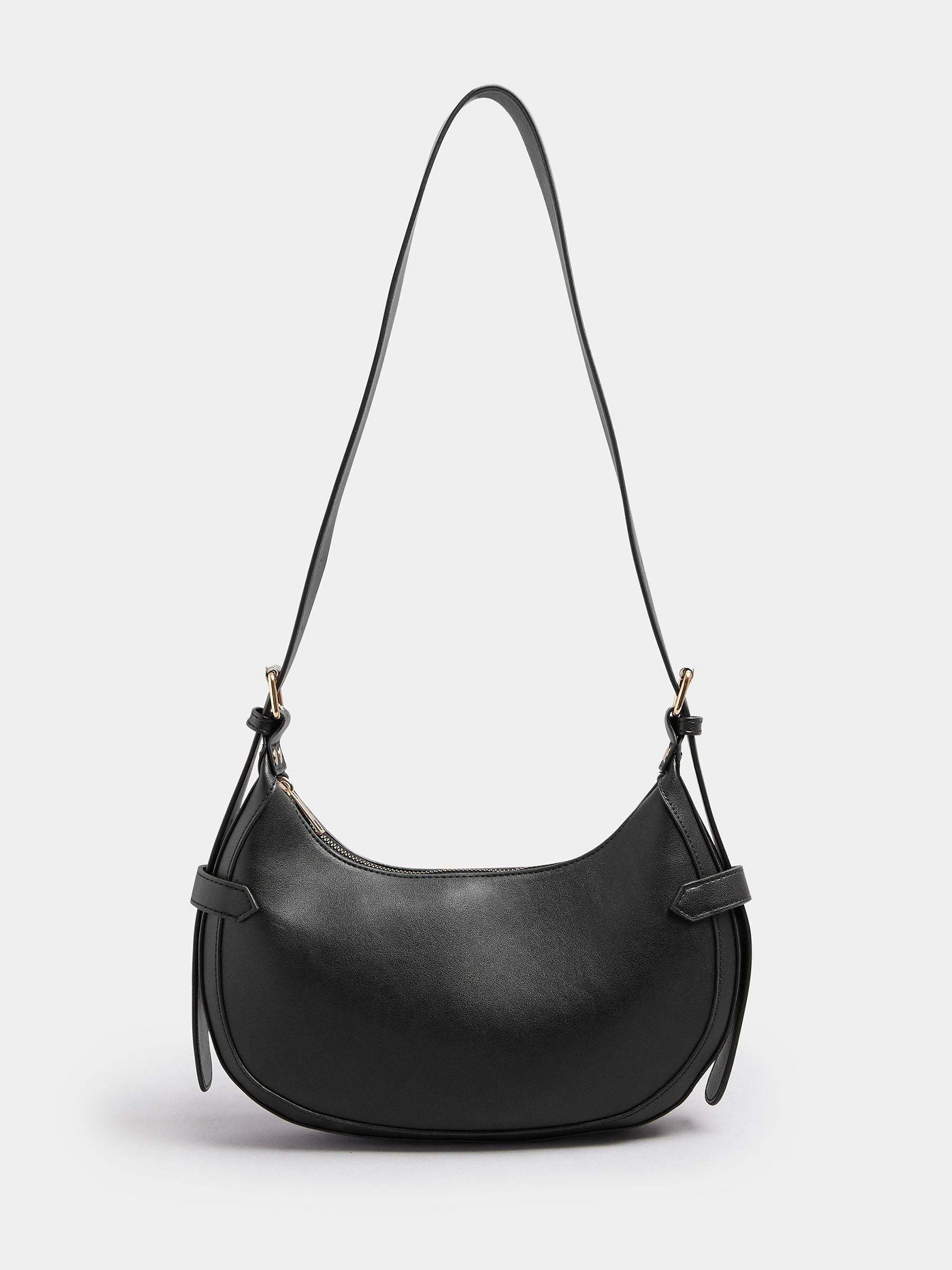 Yours black buckle shoulder bag - British product