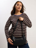 Yours black buckle shoulder bag - British product