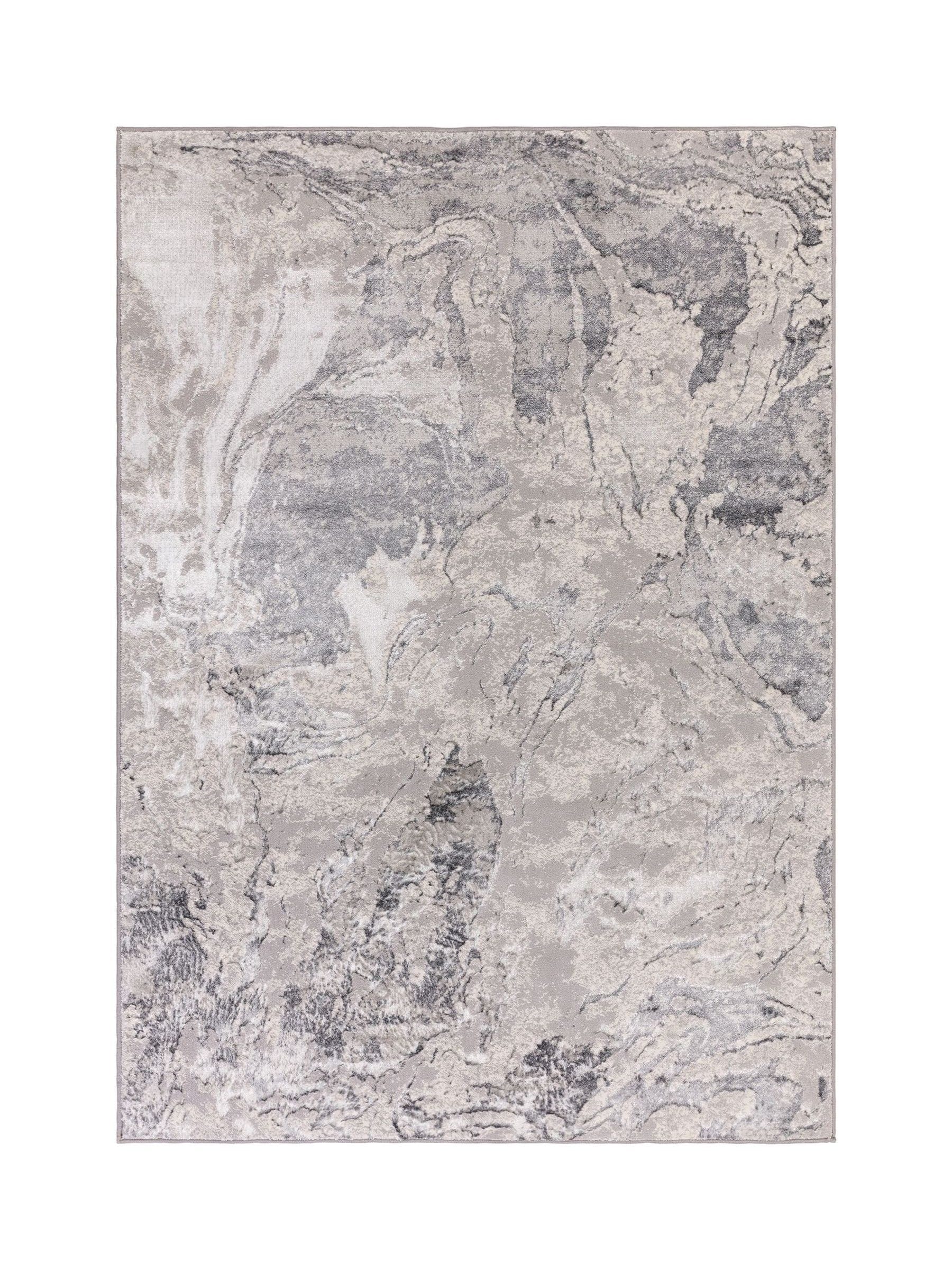 The Rug Edit grey Ritz marble rug, UK version