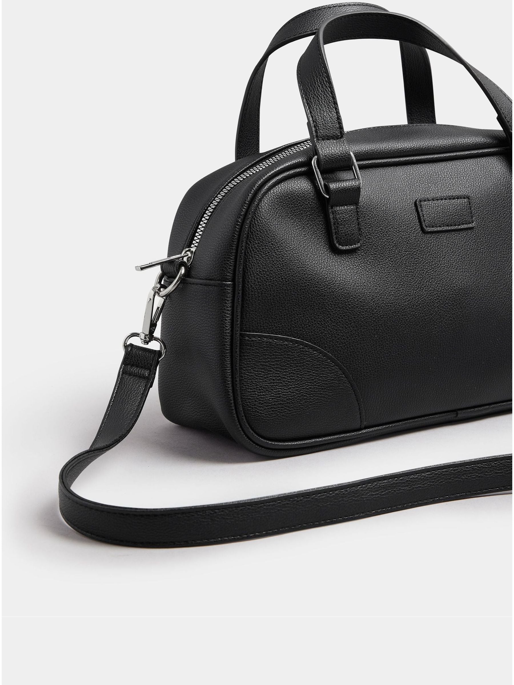 Yours cross-body bag black faux leather, imported from the UK