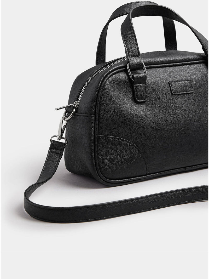 Yours cross-body bag black faux leather, imported from the UK