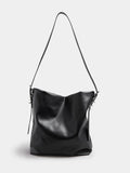 Yours Curve black faux leather shoulder bag, UK version