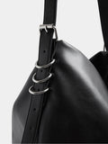 Yours Curve black faux leather shoulder bag, UK version