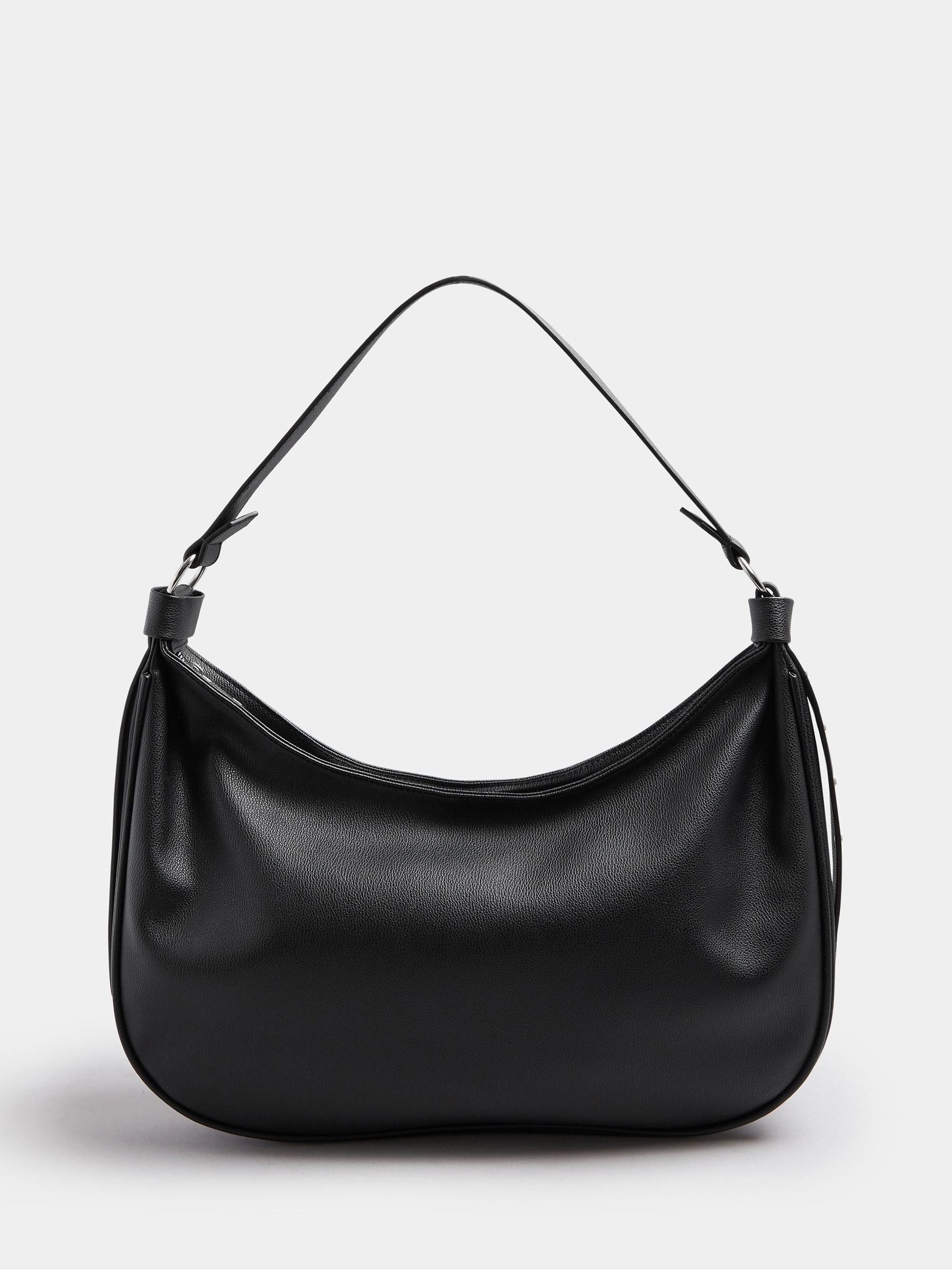Yours Curve slouched studded faux leather shoulder bag (British brand)