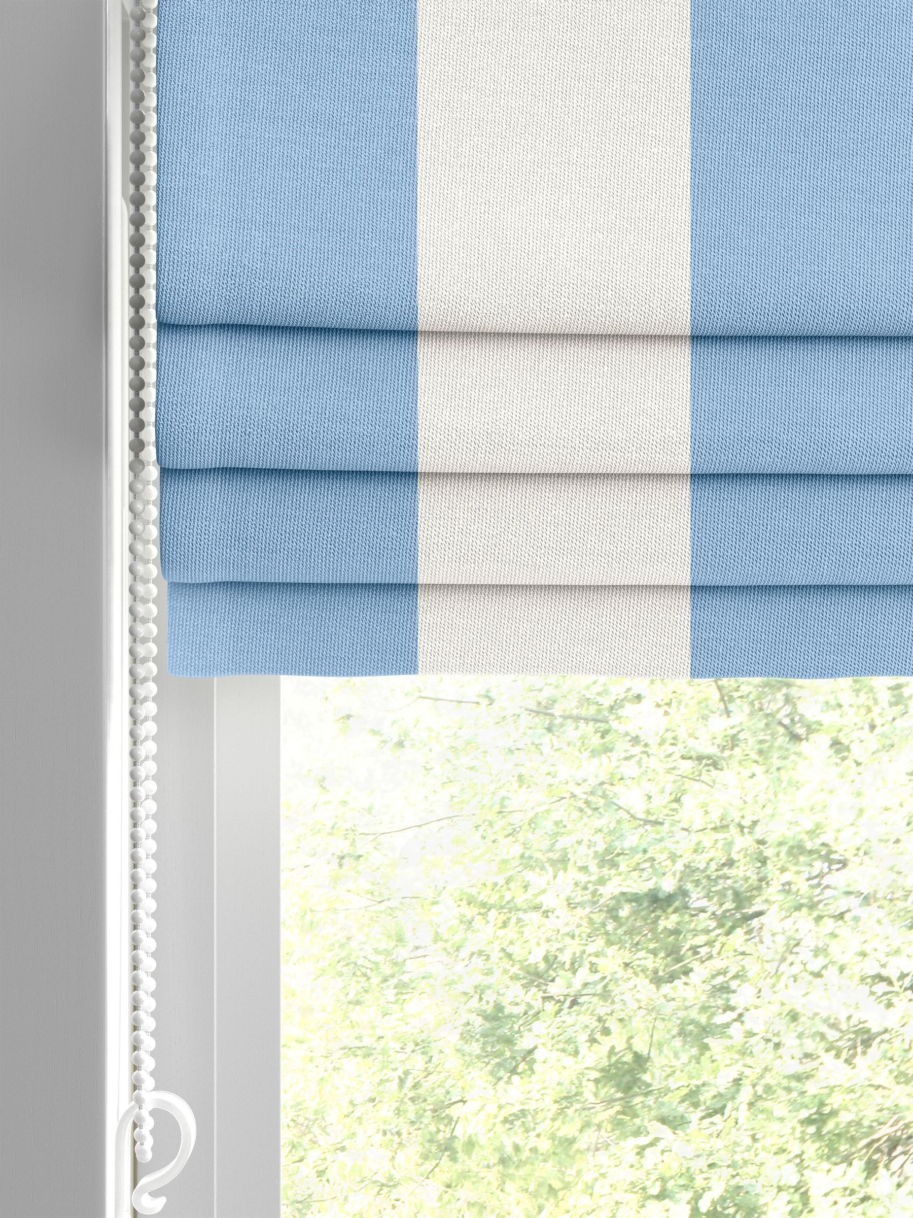 Cath Kidston blue canopy stripe 100% cotton roman blind - British product