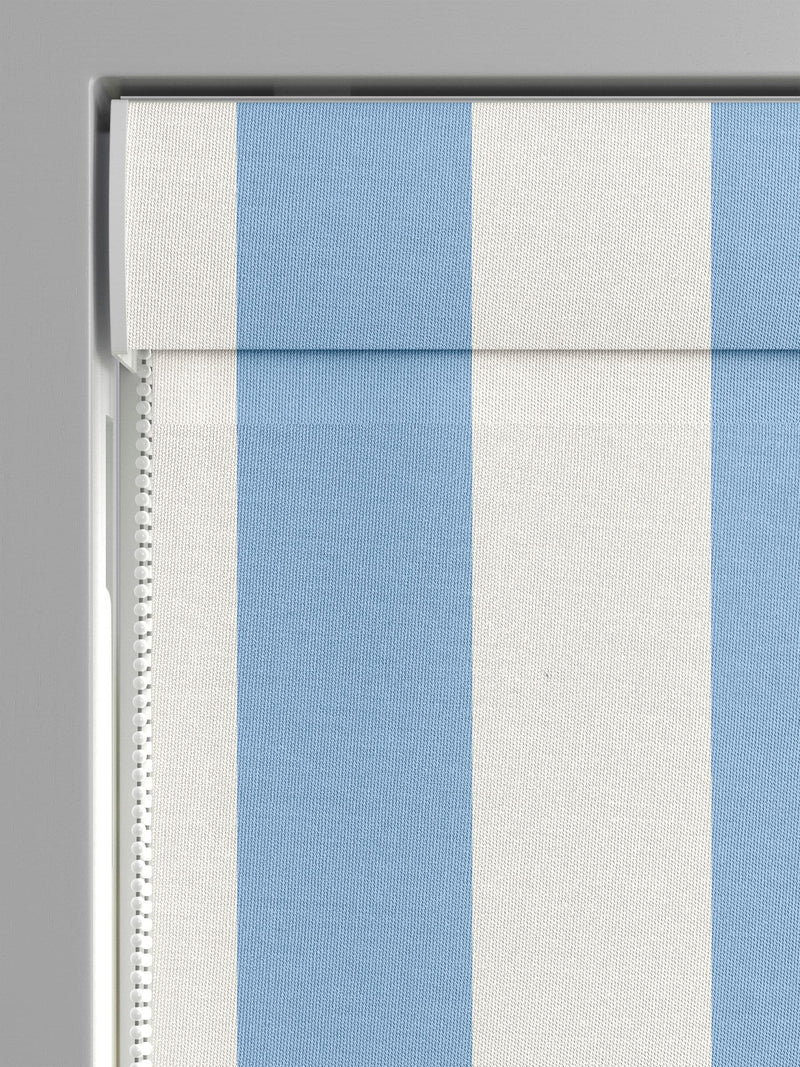 Cath Kidston blue canopy stripe 100% cotton roman blind - British product