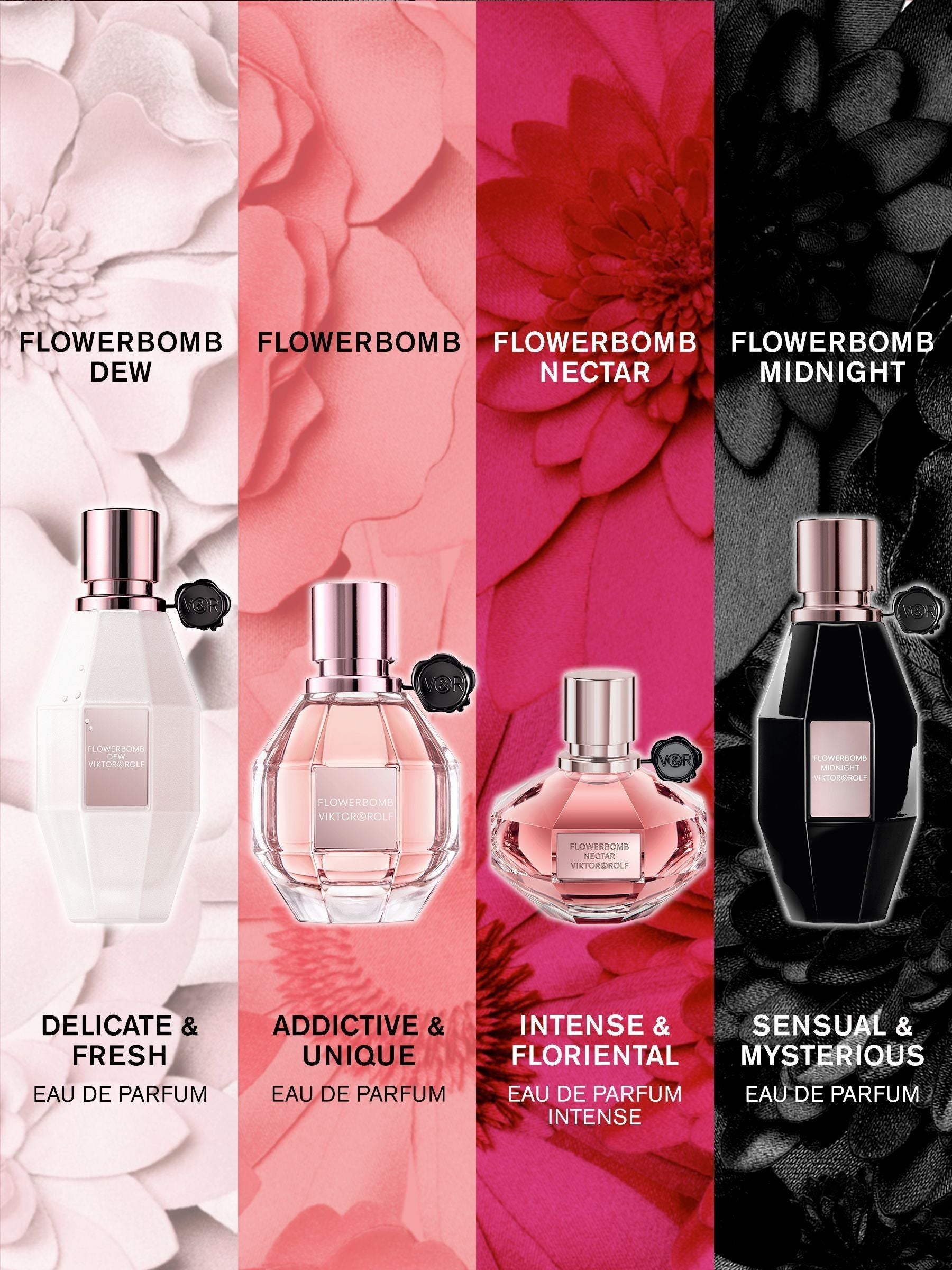 Viktor & Rolf Flowerbomb Nectar Eau de Parfum 90ml, imported from the UK