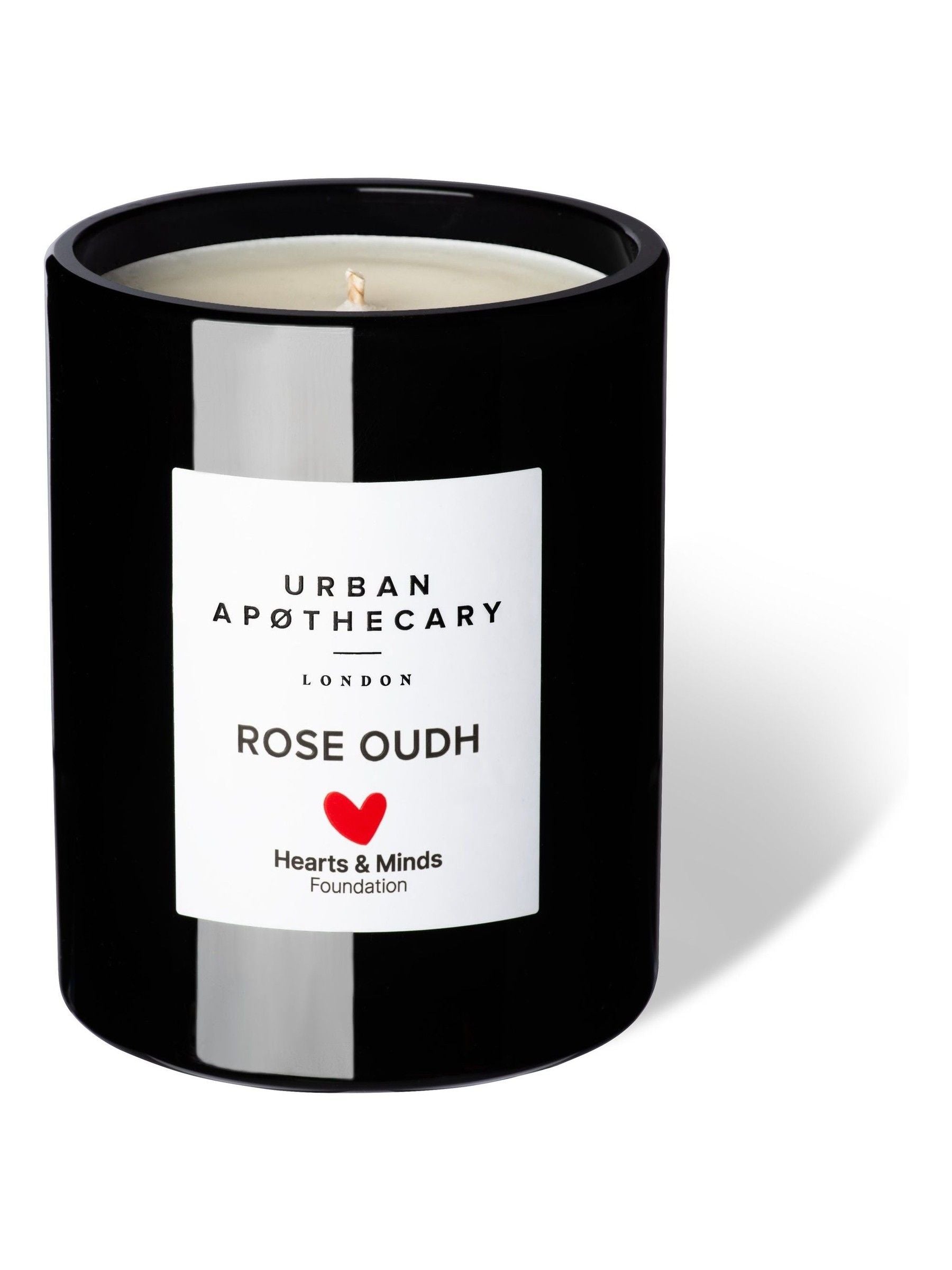 Urban Apothecary Rose Oudh charity candle 300g (British brand)