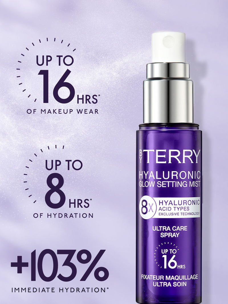 BY TERRY Hyaluronic Glow Setting Mist Full Size, imported from the UK