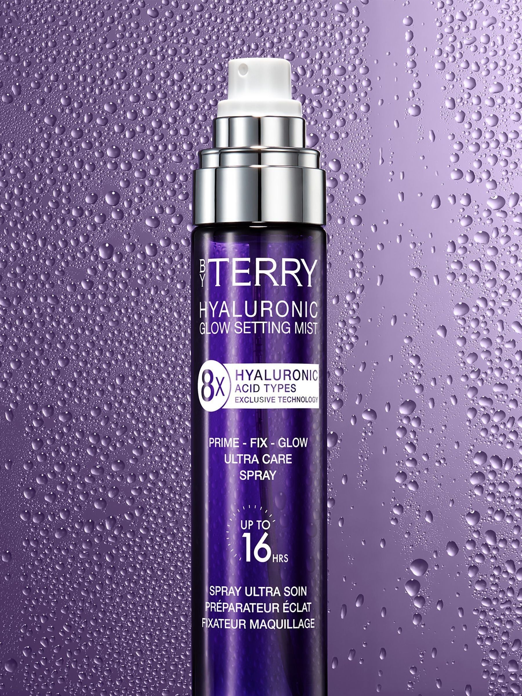 BY TERRY Hyaluronic Glow Setting Mist Full Size, imported from the UK