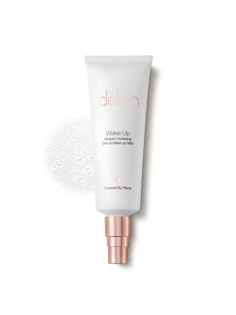 Delilah Wake Up Skin makeup mist with rose water, UK version