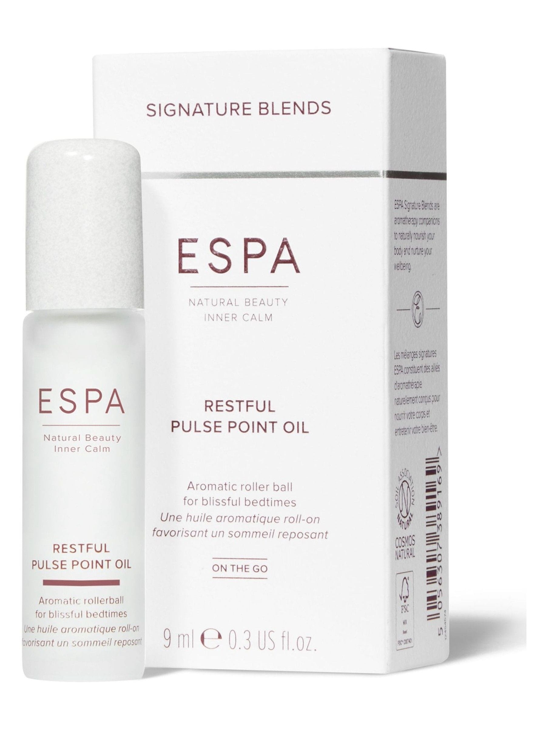 ESPA Restful Pulse Point Oil travel size 9ml - British product