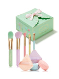 Spectrum Collections Patisserie makeup brush and sponge gift set (British brand)