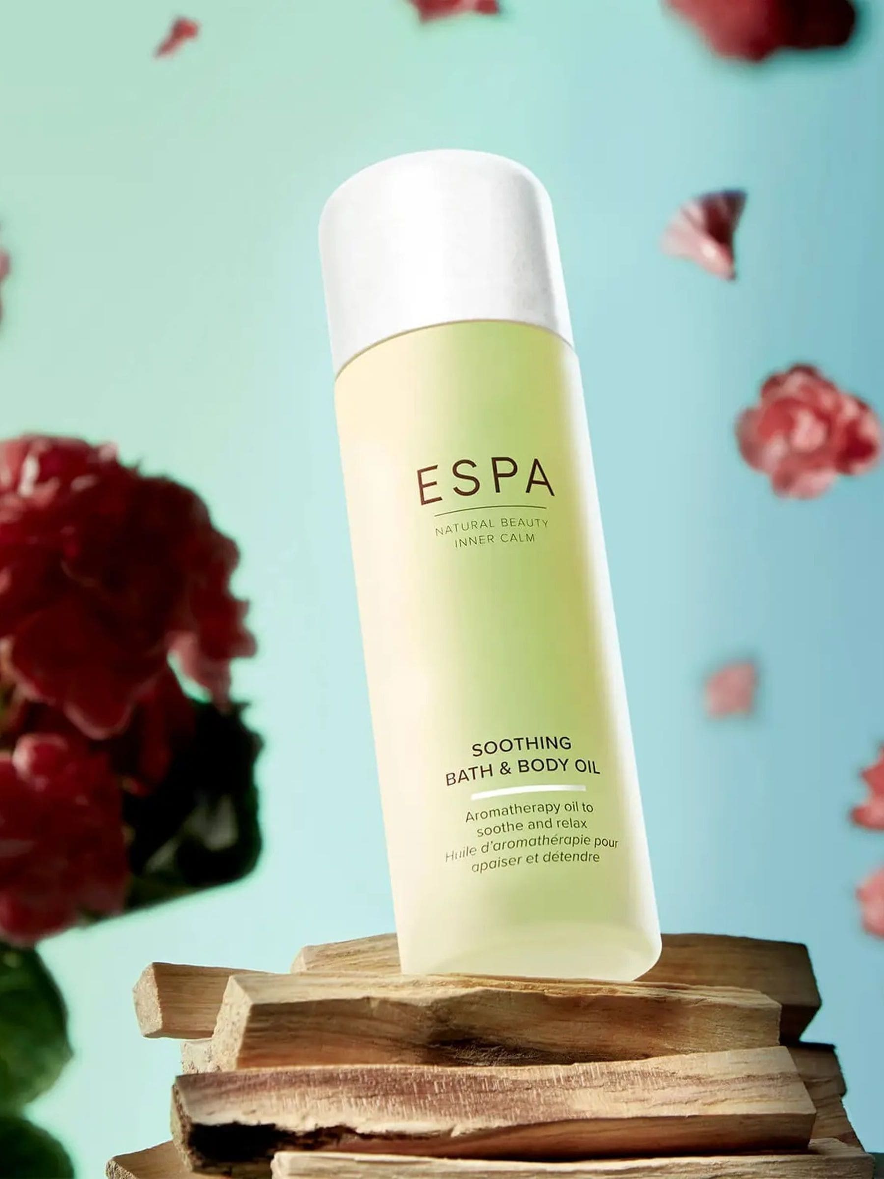 ESPA soothing bath and body oil 100ml - British product