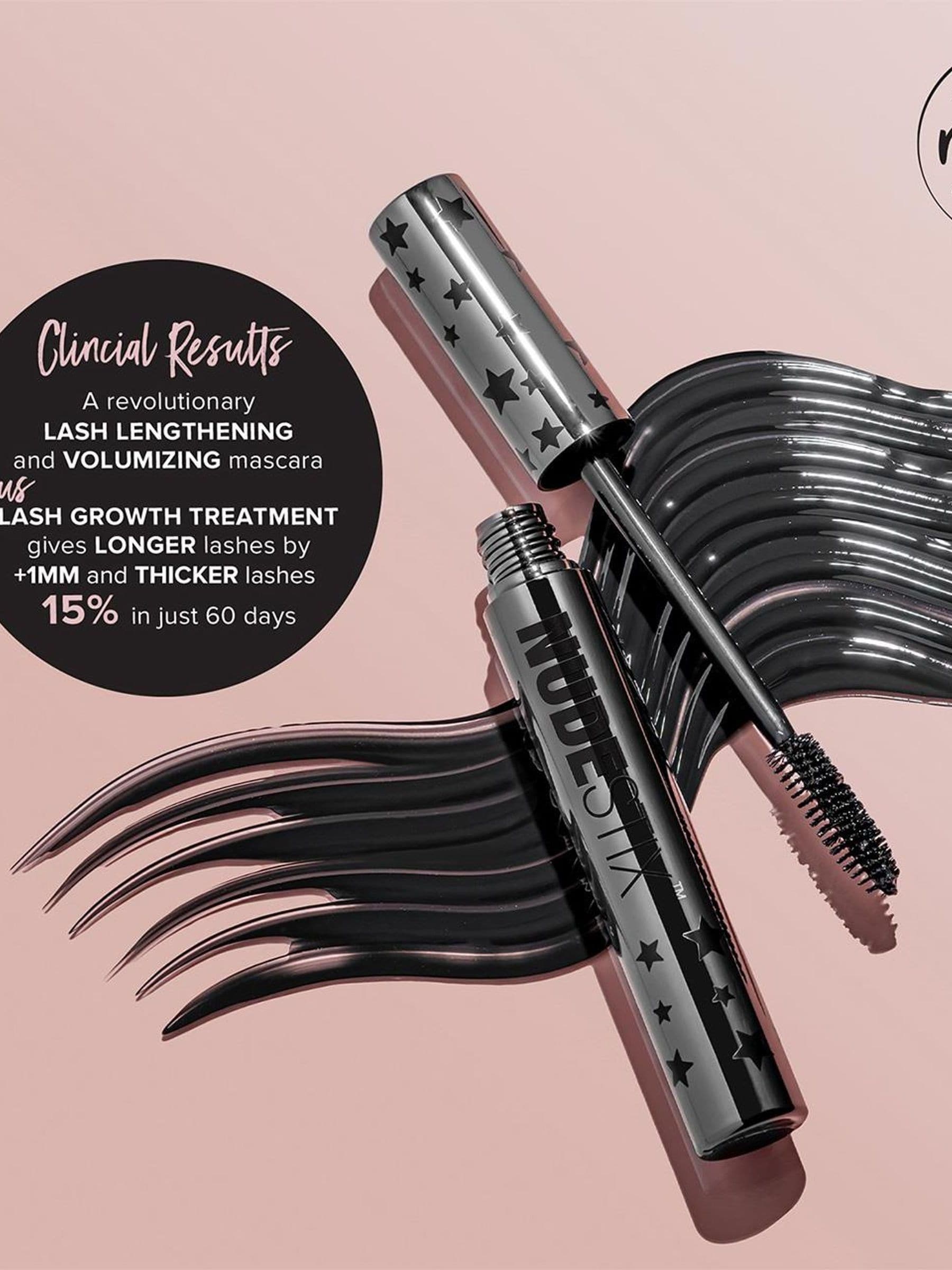 Nudestix lash lengthening black mascara, UK version