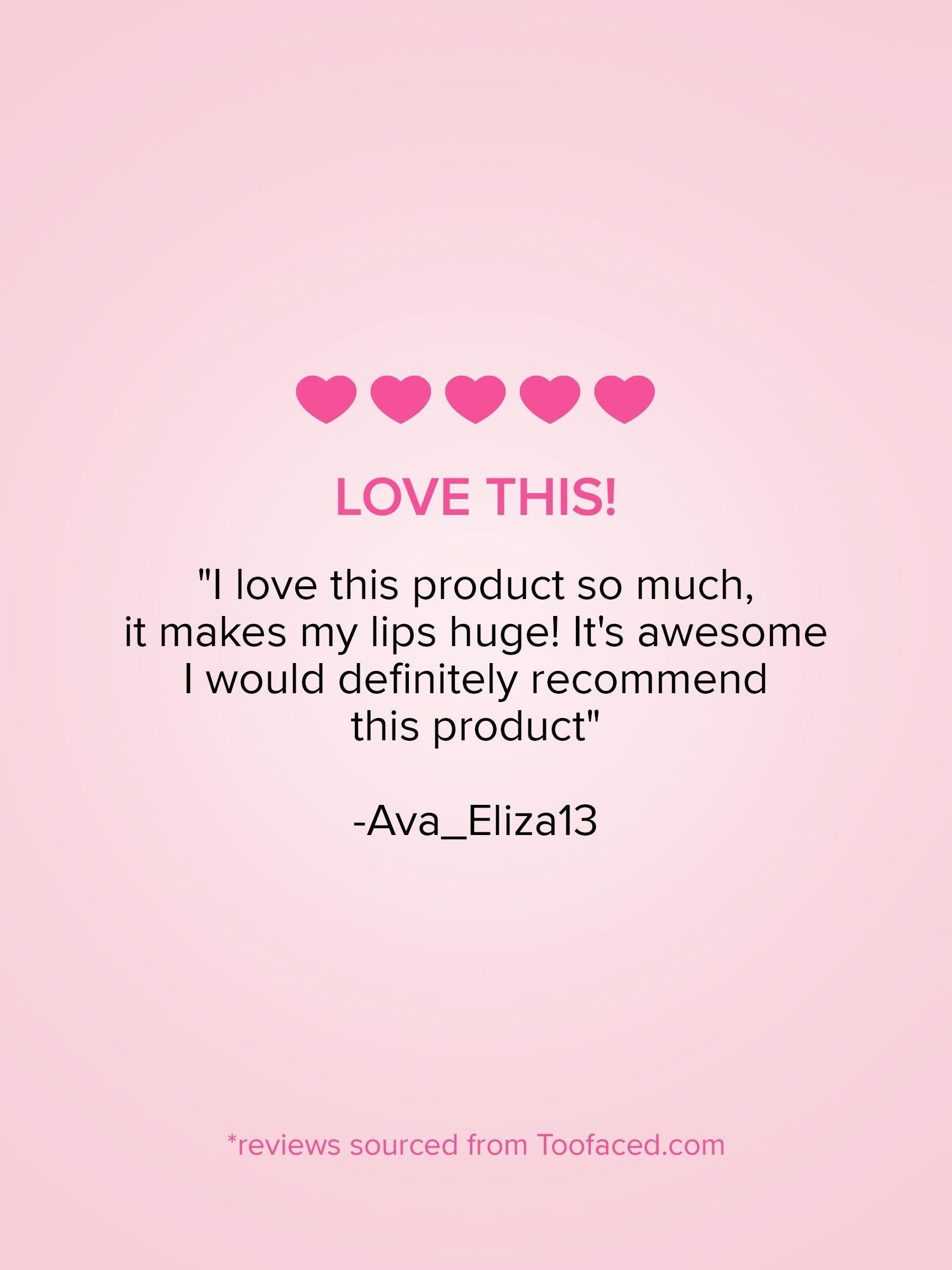Too Faced Lip Injection Power Plumping lip gloss - British product