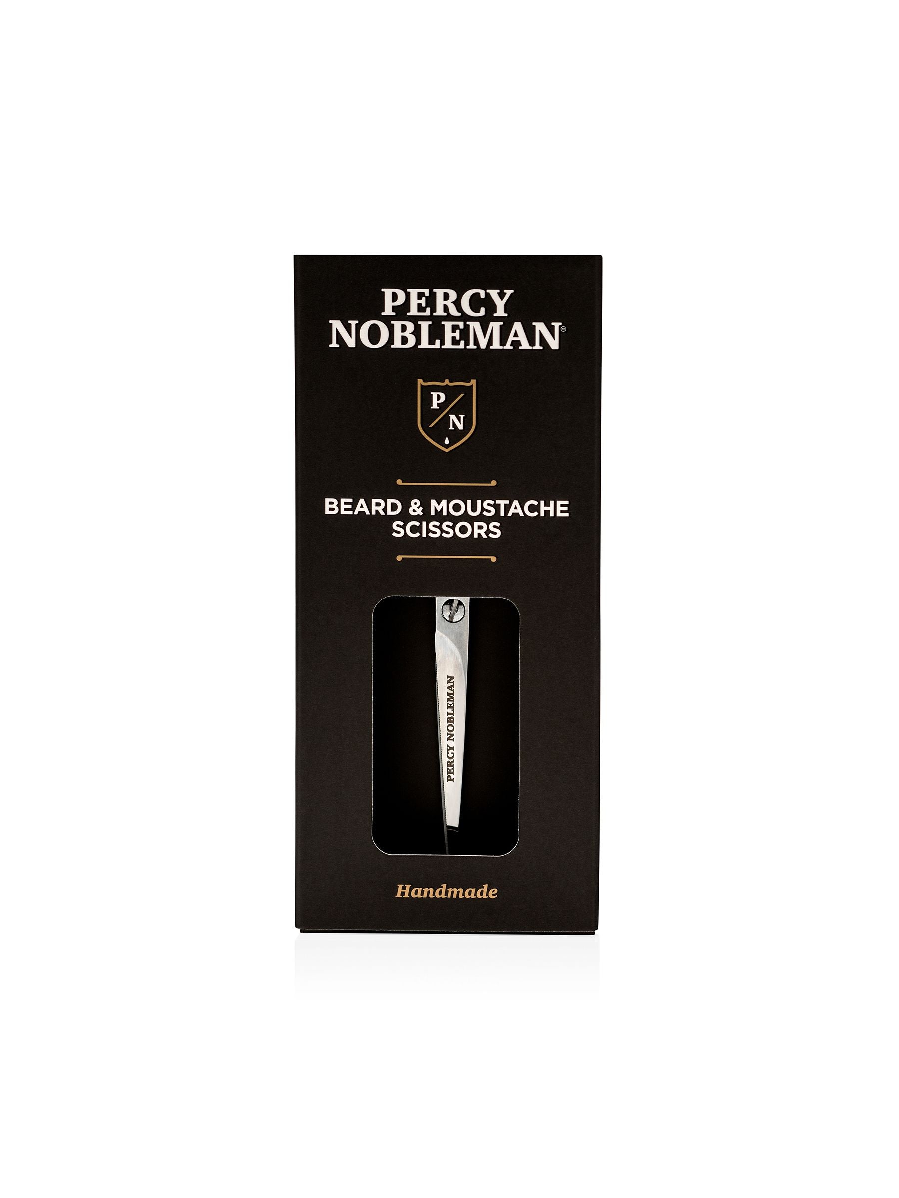 Percy Nobleman Beard & Moustache Scissors, imported from the UK