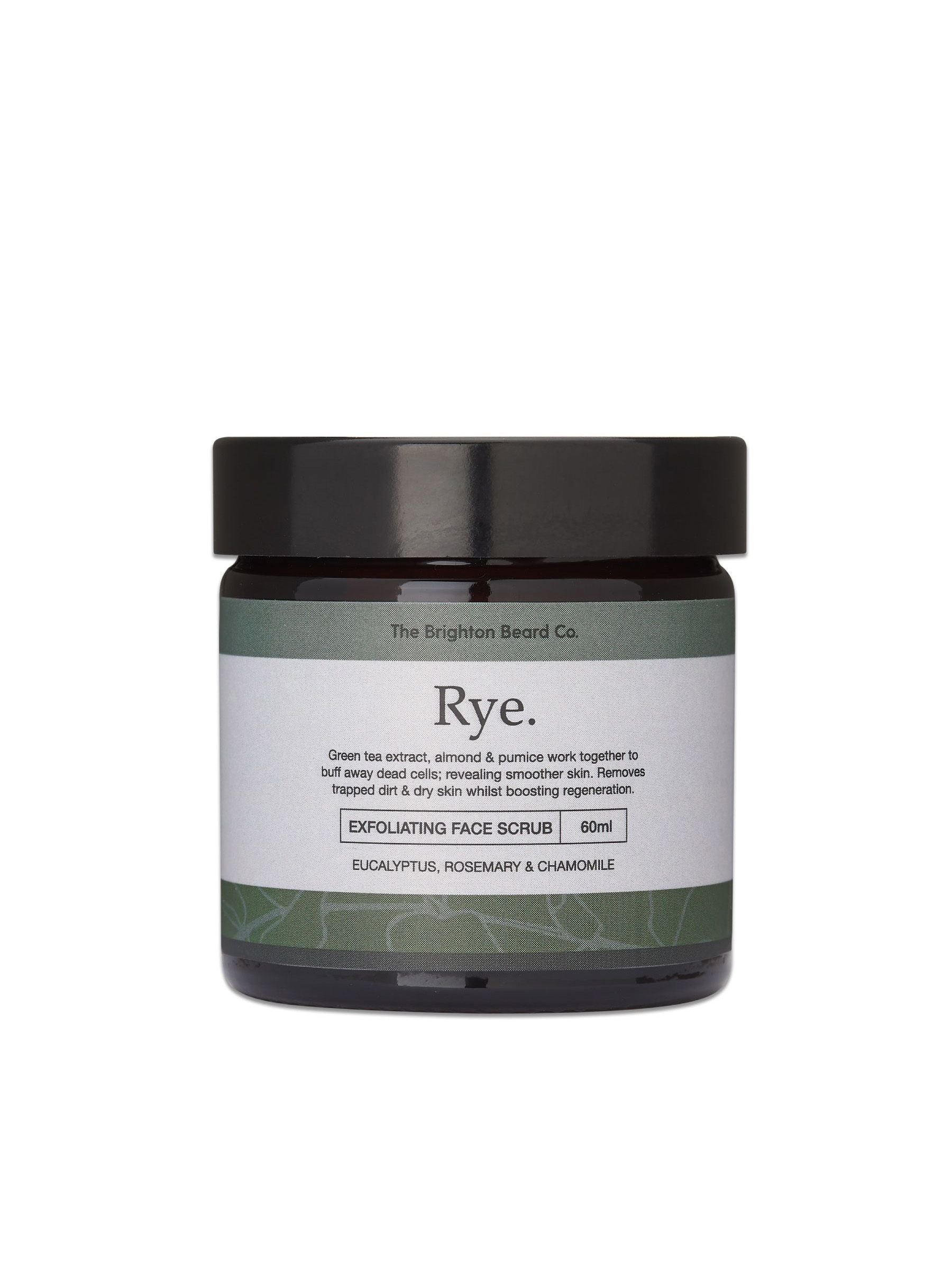 Rye Exfoliating Face Scrub with Green Tea and Almond 60ml