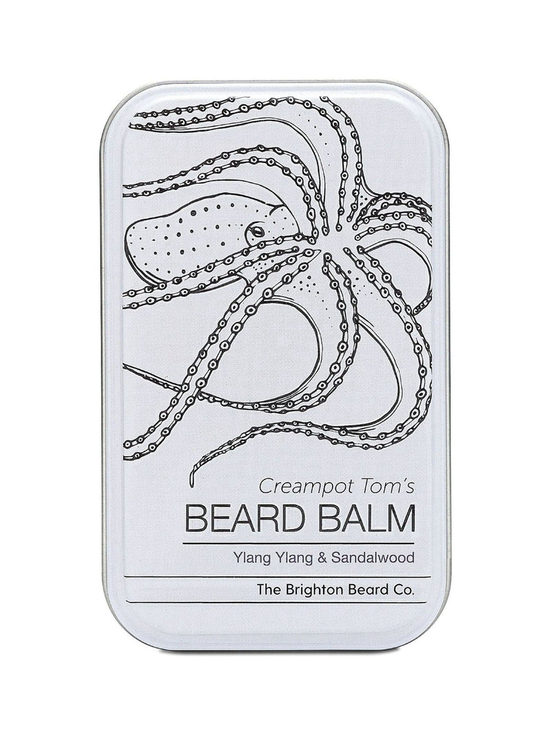 Brighton Beard Co. beard balm Ylang Ylang & Sandalwood 80ml, imported from the UK