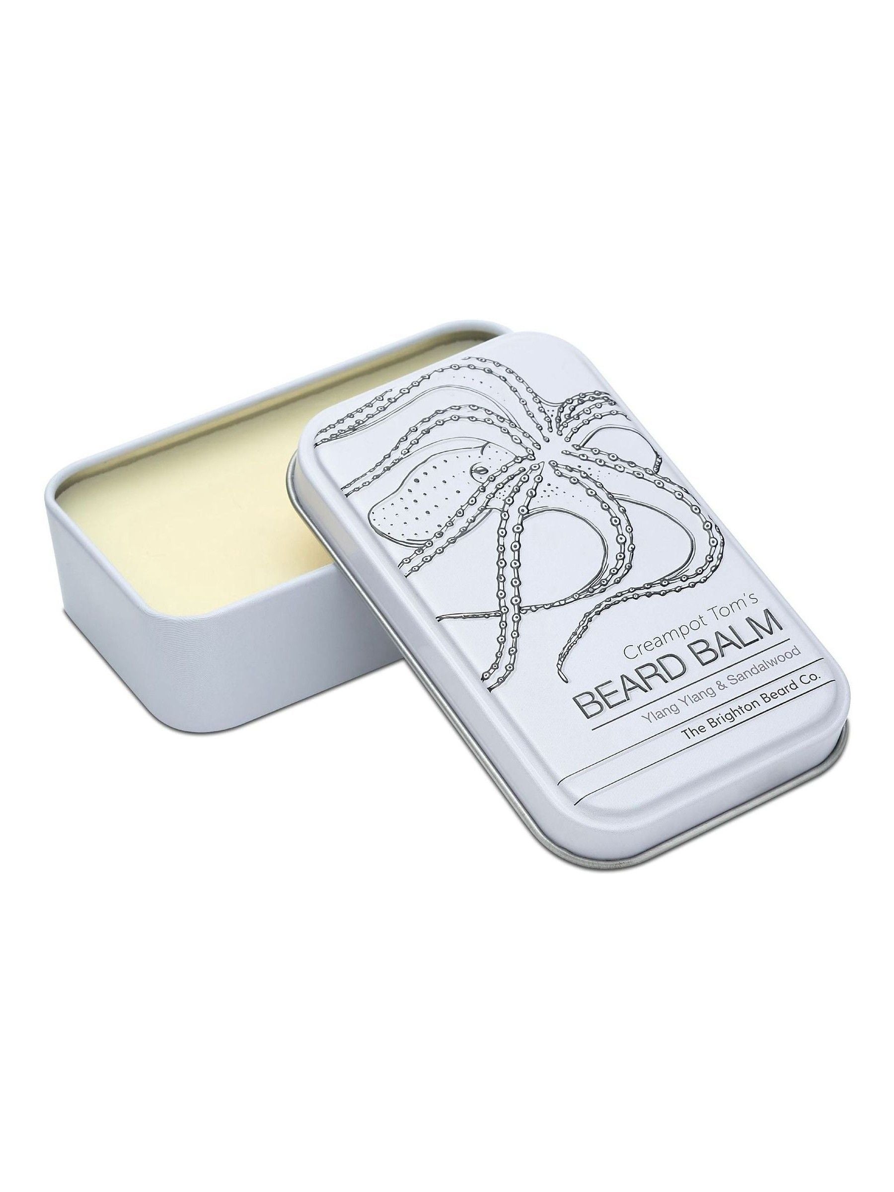 Brighton Beard Co. beard balm Ylang Ylang & Sandalwood 80ml, imported from the UK